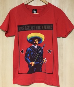 2000年 当時もの RAGE AGAINST THE MACHINE Tシャツ レッド 赤 Emiliano Zapata 90s 00s Vintage バンドTシャツ 90年代 オルタナ RATM