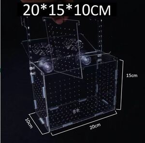 水槽　水族　繁殖箱　隔離ボックス　隔離ケース　産卵箱　20*15*10cm