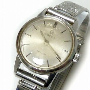WA62【ヴィンテージ】オメガ OMEGA　TURLER　腕時計　手巻き　レディース 社外ベルト