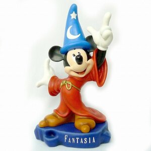 M01-【プライスダウン！】【DISNEY】【絶版・入手困難・大型フィギュア】「ミッキーマウス」　ファンタジア　魔法使いの弟子　台付