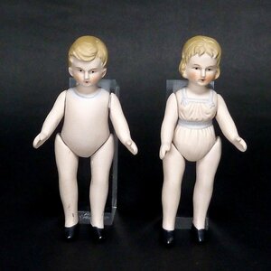 H03-[ bisque doll ] Boy & girl body period unknown 