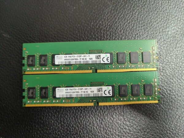 0530-4 SKhynix DDR4 2133P 4GB 2枚