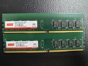 0507-15 innodisk DDR4 2400 4GB メモリ 2枚