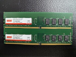 0507-16 innodisk DDR4 2400 4GB メモリ 2枚