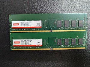 0507-17 innodisk DDR4 2400 4GB メモリ 2枚