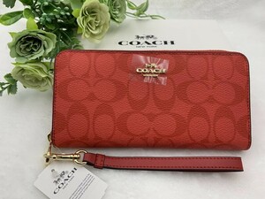 コーチ COACH 長財布 財布 レディース プレゼント 贈り物 シグネチャー ロング ジップ 新品 未使用 ファッション C4452 A332