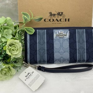 コーチ COACH 長財布 財布 レディース　メンズ プレゼント 贈り物 ギフト シグネチャー ロング ジップ ブランド ファッション C8313 C105