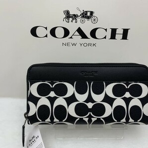 コーチ COACH 長財布 財布 メンズ 人気 高級感 プレゼント 贈り物 シグネチャー ロング ジップ 新作 新品 未使用 ファッション CP231 A338