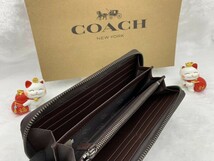 コーチ COACH 長財布 財布 メンズ レディース アウトレット プレゼント 贈り物 シグネチャー ロング ジップ 新品 ファッション F75000 A189_画像8