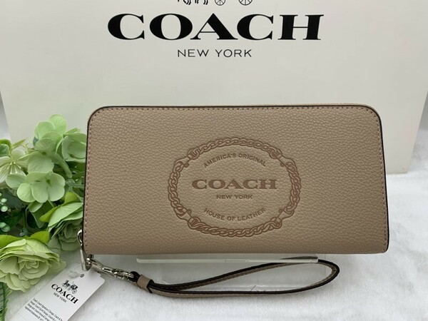 コーチ COACH 長財布 財布 ヘリテージ ウォレット アコーディオン 誕生日 プレゼント 贈り物 ギフト ロング ジップ 新品未使用 CN353 C342