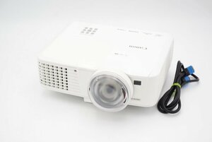 Canon/キヤノン 3100lm 短焦点プロジェクター□LV-WX310ST ランプ使用523時間 中古【訳あり品】