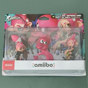 新品未開封【amiibo トリプルセット　タコボーイ/タコ/タコガール】アミーボ/スプラトゥーン/Nintendo Switch/ニンテンドースイッチ