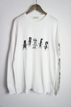 美品 ARISEアリエス アリーズ ロングスリーブ Tシャツ 長袖 カットソー ロンT FRAR60005 白120O_画像1