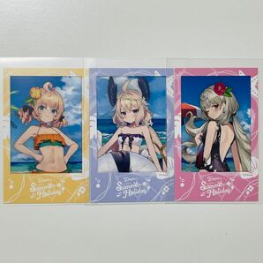 にじさんじ 【Ethyria's Summer ☆ Holiday!】ランダムチェキ風カード コンプリートセット