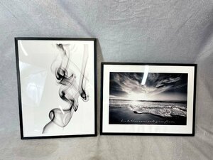 [ Fukuoka ]W315 interior miscellaneous goods art poster 2 pieces set *W315 H415 D20* model R exhibition goods *TS7198_Ts