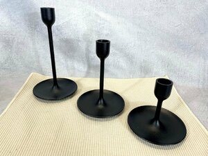 [ Fukuoka ]W110 interior miscellaneous goods candle holder *3 piece set * large W110 H202* small W110 H101* model R exhibition goods *TS7322_Ts