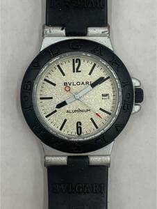 BVLGARI ブルガリ アルミニウム スイス製 腕時計 AL 38A 動作未確認