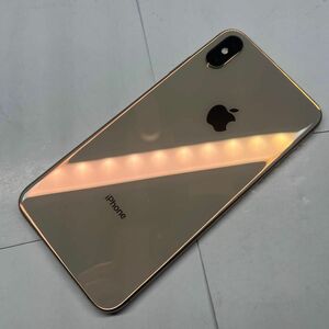 iPhoneXs Max 64GB SIMフリー　ゴールド　バッテリー最大容量80% 割れあり