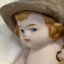 ドイツ ビスクドール 刻印80 GERMANY 【ビンテージ / アンティーク】 西洋 人形 陶磁器_画像4