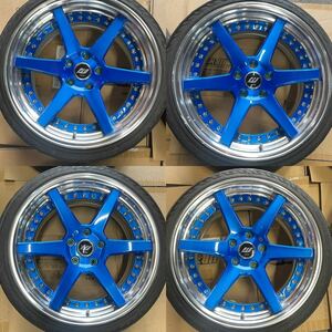 中古 WORK ZEAST ST1 ワーク ジースト 18×8.5j+41(W) /+29(W)5/114.3 ハブ73Φ ファイナリス205/40R18 オマケ4本 廃盤品 コンケイブ