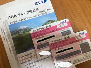 ◇【送料無料】 ANA 全日空 株主優待券 ×2枚（2025年 5月31日迄×2）◇ 