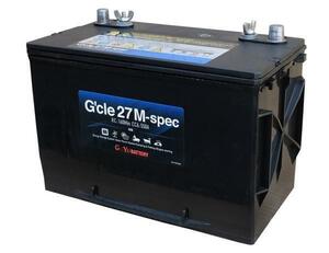 ２台セットG&Yu 27M バッテリー マリン レジャー サブ用 ディープサイクル（ＡＣデルコ M27MF ボイジャー互換）送料無料（関東中部近畿）