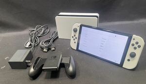 [1 jpy ~ the first period . settled ]Nintendo nintendo Nintendo Switch switch have machine EL white 23 year MODHEG-001 video game machine 0519-127(80)