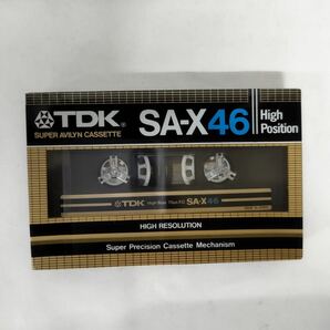 【未使用】TDK カセットテープ SA-X46 High Position 5本セット 0503-115(6)の画像2