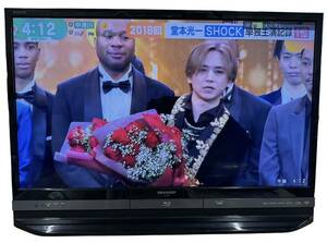 SHARP AQUOS 液晶テレビ 32型 2014年製 ブルーレイレコーダー内蔵 HDD内蔵 0510-119(20)