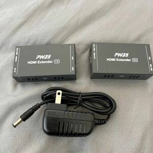 PWAY HDMI エクステンダー 165FT/50M ロスレス伝送 対応Cat5e/6/7 フルHD 1080P サポート 3D EDID One 電源 LAN 変換 