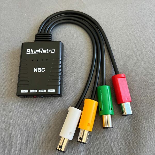 NGCゲームキューブBluetoothワイヤレスグリップコントローラBlueRetro 4ブルートゥース対応 Wii Switch Pro PS5 PS4 XBOX用