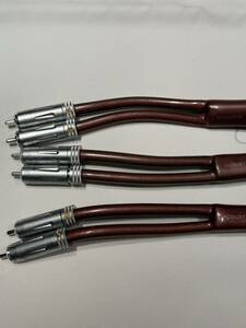 Acoustic Harmony acoustic is - moni -RCA CR5000 3 pcs set total length approximately 105.RCA cable secondhand goods 