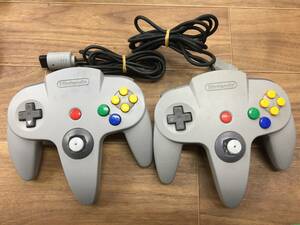 NINTENDO NINTENDO64 コントローラー NUS-005 ２個 中古品2249