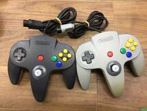 NINTENDO NINTENDO64 コントローラー NUS-005 ２個 中古品2250_画像1