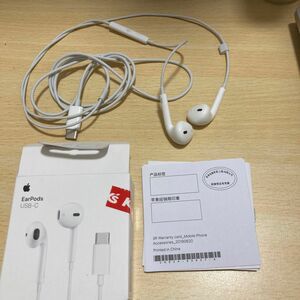 　EarPods USB-C Apple イヤホン