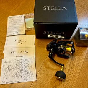 シマノ STELLA 20 ステラ　4000XG スタジオオーシャンマークハンドルノブ付