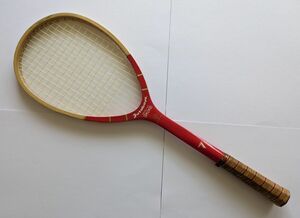 * retro *Futabaya Futaba ya| tennis racket GRIP 3 wooden 