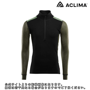 ACLIMA アクリマ | WOOLNET HYBRID MOCK NECK ウールネットハイブリッドモックネック | メリノウール ベースレイヤ サイズM 新品未使用品