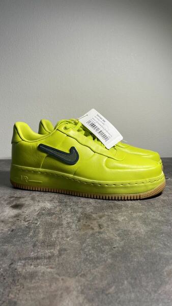 Nike Air Force 1 Volt Silver Swoosh Unreleased Sample 9 DS