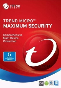 『即納・サポート』3年5台 英語版 ウイルスバスター クラウド 最新バージョン17.8(2024年) ダウンロード版 トレンドマイクロ(TREND MICRO)
