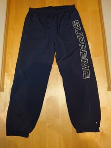 中古supreme ナイロンパンツ ネイビー サイズM