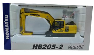 ▲超希少！ミニチュア 1/50 コマツ KOMATSU 油圧ショベル HB205-2 Excavator 新品