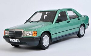 ▲超希少！Green！NOREV 1/18 メルセデスベンツ Benz 190E 1984 新品 ノレブ