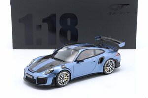 ▲入手困難！世界限定999台！GT-Spirit 1/18 ポルシェ Porsche 911 991.2 GT2 RS 2021 GEMINI BLUE GT429B