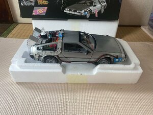 ●国内送料着払い● ELITE ホットウィール 1/18 バック トゥ ザ フューチャー パート I デロリアン DeLorean Back To The Future 中古品02