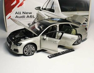 ▲超美品！全金属！AUDI 特注！1/18 アウディ ALL NEW A6L 2019 金 新品