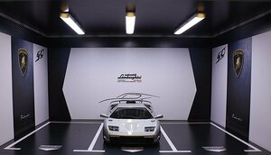 ▲入手困難！3 Cars ガレージタイプ撮影ブース 1/18 LED照度 ランボルギーニ LP700 AVENTADOR BOX ショールームタイプ ジオラマ