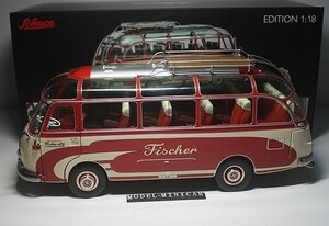 ^ super rare! Schuco 1/18 Benz Setra S6 Fischer 1956 bus Schuco 