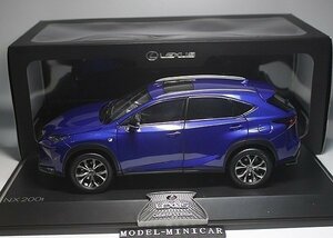 ▲超希少！金属製！全開閉！LEXUS特注！1/18 レクサス NX NX200T 青