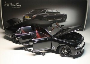 ▲入手困難！100年紀念！Almost Real 1/18 BENTLEY ベントレー ミュルザンヌ Mulsanne W.O. 黑 限定品 AR